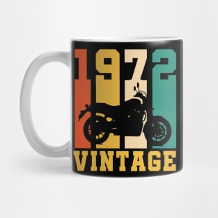 50 Years Old Gifts Vintage 1972 Motorcycle 50th Birthday Mug